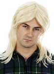 ALLAURA - Garth Wig Blonde Mullet Wigs Men 80s Costumes Mens Mullet Wig - Joe Dirt Mullet Wig Blonde Mullet