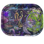 Rolling Tray - Metal Rolling Tray - Tobacco Smoking Accessories Rolling Tray Smoking Tray (doctor scientist)