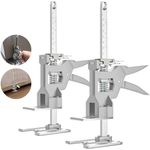 OUOHOME 2Pcs Metal Labor Saving Arm Jack, Load-Bearing 440 lb Multi-Function Height Adjustment Lifting Device Arm Tool Lift Wall Tile Locator Door Panel Lifting Cabinet Jack Board Lifter