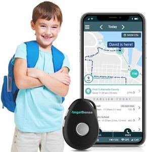 AngelSense Personal GPS Tracker for Kids, Teen, Autism, Special Needs, Elderly, Dementia - 2-Way Auto-Answer Speakerphone & SOS Button - School Bus Tracking - Easy-to-Use App