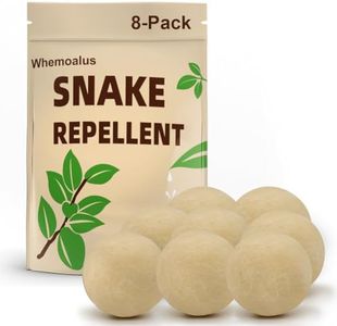 Whemoalus Snake Repellent for Yard Powerful, Snake Repellent Balls, Keep Snake Away Repellent for Outdoors, Snake Repellent for Outdoors Pet Safe,Rattlesnake Repellent 8 Balls/Bag