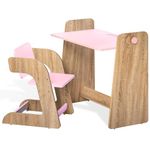 Alex Daisy Engineered Wood Texas Height Adjustable Kids Study Table And Chair Set, 84 Centimeters, 40 CM, 77 CM