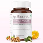 Spellbound Prenatal Multivitamin for Pregnancy with DHA, Choline, Iron & Folic Acid | Helps Reduce Birth Defects, Supports Baby’s Brain Development | Formulated in USA - 60 Tabs