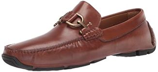 Donald Pliner Men's Dacio Driver Driving Style Loafer, Cognac-Calf Leather, 8.5 UK