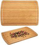 30 Inch Extra Large Bamboo Cutting Board for Kitchen, Wooden Stove Top Cover Noodle Board, Meat Cutting Board for BBQ with Juice Groove, Over The Sink Cutting Board