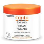 CANTU Men's Cream Pomade Strong Hold Soft Touch 8oz 226.8 g (Pack of 1)