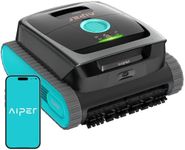 Aiper Scuba S3 Robotic Pool Cleaner with Smart Sensor & Path Planning, Waterline Scrubbing, Auto-Parking & App Control, Dual Ultra-fine Filtration, Light & Strong Suction for All Inground Pools, Blue