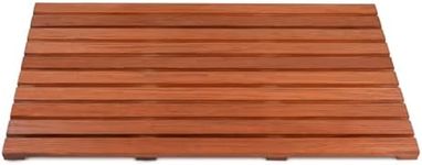 Organizedlife Bath Mat, Teak Wood, 