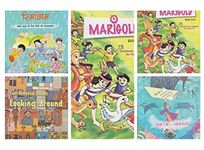 NCERT TEXTBOOK 4 BOOK SET FOR CLASS- 4TH (Rimjhim,Marigold,Maths-Magic,Looking Around)