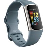 Fitbit Charge 5 Activity Tracker with 6-months Premium Membership Included, up to 7 days battery life and Daily Readiness Score, Steel Blue / Platinum Stainless Steel