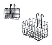 MEGHNA Foldable Front Bike Basket Detachable Metal Adjustable Height Front Handlebar Bicycle Basket Bike Storage Basket