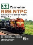 33 Year-wise RRB NTPC Previous Year Solved Papers Stage I & II 2nd English Edition | Original Papers and Authentic Solutions