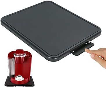 Kitchen Caddy Sliding Tray - Appliance Coffee Maker Slider, Large Rolling Tray Countertop Moving Sliders for Stand Mixer Air Fryer, Toaster, Blender, and More -11.7'' W × 13.8''D