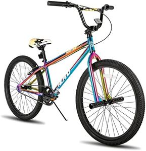 HH HILAND 24 26 inch Kid's BMX Bike for Age 8 +, Kids Bicycle from Beginner-Level to Advanced Riders with 2 Pegs, Youth BMX Bicycles