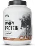 Levels Grass Fed Whey Protein Powder, No Artificials, 24G of Protein, Pure Chocolate, 5LB