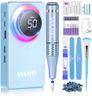 SAVILAND 2026 Electric Nail Drill Professional: 50000 RPM Efile Nail Drill for Acrylic Nails Rechargeable Portable Nail Filer Electric Cordless File with Ceramic Drill Bits for Manicure Salon