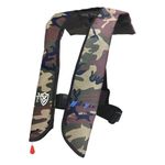 HWAYAN Manual Inflatable Life Jacket| Inflatable PFD Vest Adult| Life Vest for Adults| Outdoor Water Sports| Supports up to 330 lbs|33g of Carbon Dioxide Cylinder (Green Camouflage 609)