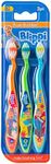 Brush Buddies Blippi Kids Toothbrushes, Manual Toothbrushes for Kids, Toothbrush for Toddlers 2-4 Years, Blippi Childrens Toothbrush, Soft Toothbrushes, 3 Count