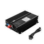 DEWIN 600W Grid Tie Inverter, Black Grid Tie Micro Inverter DC26V-45V MPPT Pure Sine Wave AC230V Output for Solar PV Panel 24V Adjustable Battery Discharge UK Plug