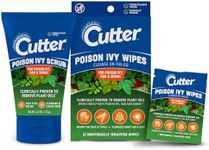 Cutter Poison Ivy Scrub and Wipes Bundle (4.0 oz + 12ct) - Fast Relief & Protection Against Poison Ivy, Oak, & Sumac - Soothing Anti-Itch Formula - Outdoor Skin Care - Perfect for Hikers and Gardeners