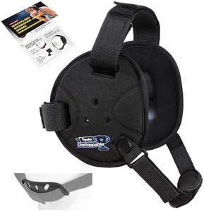 Trymaker Wrestling Headgear, Head Gear for Youth with Chin Cup & Pad, Dual Ear Guard for MMA, BJJ (Head Under 21", Ages 4–9)
