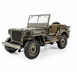 RocHobby ROC11201RTR ROC HOBBY 1941 WILLYS MB 1/12TH SCALER RTR RC Vehicle, Green