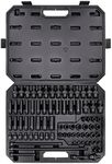 Amazon Basics 0.95CM Drive Impact Socket Set with Carrying Case - 80-Piece