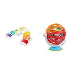 Baby Einstein, Glow & Discover Light Bar Musical Activity Station, Baby Sound Toy to Stimulate Sense, 3 Modes, Age 3 months+ & Sticky Spinner Booster & High Chair Activity Toy, Rattle, Sensory Play