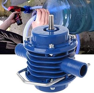 Portable Electric Drill Pump for Oil and Water - Mini Hand Self-priming Liquid Transfer Centrifugal Pump for Household, Garden, Courtyard - Powered