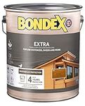 Bondex Extra Wood Stain - Oak – Suitable for Exerior Wood - Weather & UV Protection – Water Based – 4 Years Protection - 5L