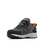 Columbia Men's Peakfreak 2 Outdry waterproof low rise hiking shoes, Grey (Graphite x Warm Copper), 8.5 UK