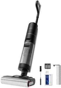 DREAME H12 Pro Wet Dry Vacuum Cleaner, Smart Floor Cleaner Cordless Vacuum and Mop for Hard Floors, One-Step Edge to Edge Cleaning with Hot Air Drying