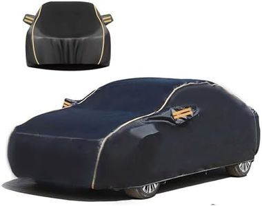 Funda de Coche para Mercedes-Benz Clase C C220,Lona para Coche Tela Oxford Impermeable con Cremallera para Puerta Garaje Completo a Prueba de Viento Funda Coche Exterior