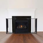 Safetots Multiple Panel Fireplace Protection Gate, 46 cm Depth x 164 cm Width, Black, Child Safety and Pet Protection, Fireplace Gate Door Safety Gate for Children and Pets, Easy Installation