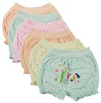 BODYCARE The Body Care Girls' Polyester Panty (Bc320-Packof6--7-8 Years, Multi-Coloured, 7-8 Years)