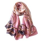 YMXHHB Silk Scarf 100% Mulberry Silk Fashion Scarves Long Lightweight Shawl Wrap …