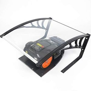FUXTEC Garaje para Robot cortacésped. Caja para Robot, Cobertura Premium de Calidad Resistente a la Lluvia y el Granizo.