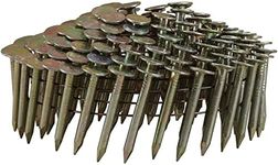 Freeman RN-125EG 15 Degree 1-1/4" x 0.120" Wire Collated Galvanized Smooth Shank Coil Roofing Nails (7200 Count)