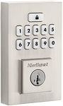 Kwikset 9260CNT-15S Contemporary SmartCode Keypad Electronic Deadbolt SmartKey Satin Nickel Finish