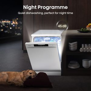 Hisense 16-Place Dishwasher – White, Large Capacity