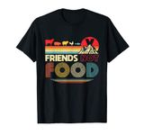 Friends Not Foods Vintage Vegan Vegetarian Animals Lover T-Shirt