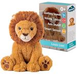 Cloud b Sound Machine with White Noise Soothing Sounds | Cuddly Stuffed Animal | Adjustable Settings and Auto-Shutoff | Louis Lion Smart Sensor