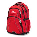 High Sierra Swerve Laptop Backpack, Crimson/Black, 19 x 13 x 7.75-Inch, Rucksack