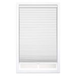 DEZ Furnishings QEWT354480 Cordless Blackout Cellular Shade, 35.5W x 48L Inches, White