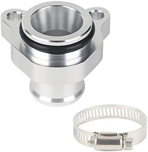 Aluminum Water Hose Fitting Upgrade Fit for BMW 1 3 5 6 7 Z4 (Engine N52 N53 N54 and N51 3.0-litre),Replaces# 11537541992 11537544638 Engine Coolant Hose Flange