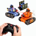 OBEST 2 Pack RC Battle Tanks with Infrared System & Sound Effects for Kids