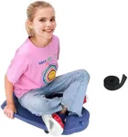 Scooter Board for Kids，Indoor Scooter Board for Sitting and Sports Training，Plastic Floor Scooter Board with Handles for Children Gym Indoor Outdoor Activities，Fun Scoot Board for Children