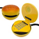 Gag Gifts Hamburger Phone Funny Gifts for Kids Landline Phone Prank Home Phone Spy Gadgets Burger Phones Corded Phone COTABATY