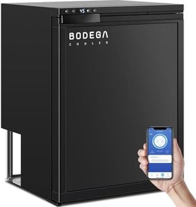 BODEGACOOLER 12 Volt Refrigerator, RV Refrigerator WIFI APP Control, 65L(2.3cu.ft.) RV Fridge Freezer, Car Refrigerator with Lock, (4℉-46℉) Travel Refrigerator Fridge 12/24V DC for Truck, RV, Camping