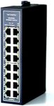 WIWAV WDH-16ET-DC 10/100Mbps Unmanaged 16-Port Industrial Ethernet Switches with DIN Rail/Wall-Mount(Fanless,-30℃~75℃)